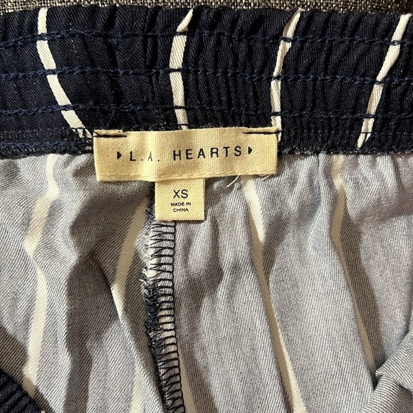 PacSun LA Hearts Striped Pants - Elastic Waist, Size XS - Picture 4 of 6